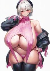 1girls huge_breasts looking_at_viewer skimpy tagme yamanokami_eaka