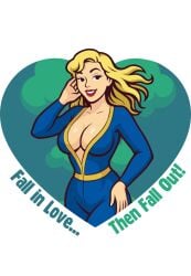 fallout fallout:_new_vegas fallout_1 fallout_3 fallout_4 fallout_shelter_online no_artist_signature nuclear_weapon shelter_girl_(fallout_shelter_online) vault_girl vault_suit
