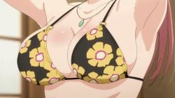 1female 1girls 2022 2d_animation animated armpits arms_up big_breasts big_titties bikini bikini_top bounce bouncing bouncing_breasts breasts canonical_scene closeup closeup_view faceless female kitagawa_marin my_dress_up_darling necklace official_animation official_art shaking_breasts sono_bisque_doll_wa_koi_wo_suru tagme teenager titties