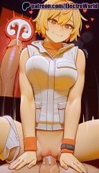 1boy 1girls 2025 ai_generated artist_name blonde_hair bottomless clitoral_hood cowgirl_position cross_section cum cum_in_pussy ejaculation electroworld exposed_pussy female hair_between_eyes heart heather_mason hi_res high_quality high_resolution highres internal_cumshot juicy_pussy orange_eyes panties patreon patreon_username pussy shirt silent_hill smile stable_diffusion straight tight_pussy uncensored underwear uterus vagina watch watermark white_panties wristband