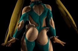 3d animated ass_shake big_ass big_butt butt_focus curvy_female muscular_female rainbow_mika redmoa shaking shaking_butt street_fighter street_fighter_v