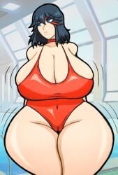 1girls 2024 artist_name asian asian_mythology biggy_deez blue_eyes bottom_heavy breasts breasts_bigger_than_head choker cleavage clothed_female clothed_sex curvaceous curvaceous_teen curvy curvy_body curvy_female curvy_figure female female_only fully_clothed huge_ass huge_breasts huge_butt kill_la_kill large_ass large_breasts large_butt light-skinned_female light_skin matoi_ryuuko one-piece_swimsuit pool poolside red_highlights short_hair solo solo_female standing swimsuit teen teenage_girl teenager thick_thighs thighs top_heavy voluptuous voluptuous_female