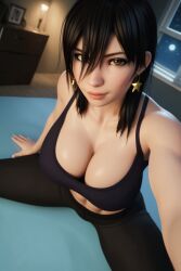 3d 3d_(artwork) ai ai_generated big_ass big_booty big_breasts black_hair busty cleavage emo female goth long_hair oc original_character pale_skin radnsad solo solo_female solo_focus tensor tensor.art tensor_art thick_thighs uno(oc) uno(oc) white_skin