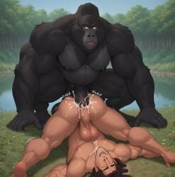 2boys abs adopted_son age_difference ai_generated anal anal_sex anthro anthro_dominating_human anthro_penetrating_human ass balls bara beard big_ass big_balls big_muscles big_nipples big_pecs big_penis black_body black_fur booster_rex cum cum_drip cum_in_ass cum_in_mouth cum_inside cum_on_body cum_on_chest cum_on_penis cum_while_penetrated cumshot daddy dilf dominant dominant_anthro dominant_male erect_nipples erection father father_and_son father_penetrating_son gay gorilla haplorhine holding_partner huge_balls huge_cock huge_muscles huge_nipples huge_pecs human human_on_anthro humansub hunk interspecies kerchak larger_anthro larger_male long_hair male male/male male_only male_penetrated male_penetrating_male muscular muscular_anthro muscular_human muscular_male navel nipples nude older_anthro older_dom_younger_sub older_male older_man_and_younger_boy older_on_young older_penetrating_younger orgasm pecs penetration penis penis_in_ass primate sex size_difference smaller_human smaller_male smaller_penetrated stomach_bulge submissive submissive_human submissive_male tarzan_(1999_film) tarzan_(character) technical_incest yaoi younger_human younger_male younger_penetrated