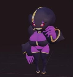 1girls 3d animated banette big_ass cleavage clothed female female_only huge_ass huge_breasts mega_banette mp4 no_bra pokemon pokemon_(species) revealing_clothes shortstack sideass supersolenoid tagme video