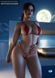 3d busty capcom claire_redfield entitledgoose female female_focus female_only hourglass_figure resident_evil tagme wide_hips