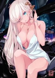 1girls adult adult_female anastasia_(fate) azur_lane bare_arms bare_calves bare_chest bare_hands bare_knees bare_legs bare_shoulders bare_skin bare_thighs belly belly_button big_breasts blonde_eyebrows blonde_female blonde_hair blonde_hair_female blue_eyes blue_eyes_female breasts busty busty_female busty_girl calves cleavage collarbone dot_nose dress earrings elbows exposed_arms exposed_chest exposed_legs exposed_shoulders exposed_skin exposed_thighs fair_skin fate/grand_order fate_(series) female female_focus female_only fingers hair_between_eyes hair_ornament hair_ornaments hair_over_one_eye head_tilt high_resolution highres knee_up knees large_breasts lean_body lean_figure leaning_forward leg_up legs light-skined_female light-skinned light-skinned_female light_skin light_skin_female light_skinned light_skinned_female lips long_hair looking_at_viewer mature mature_female narrow_waist navel necklace nekomimipunks outfit parted_bangs parted_lips shoulders sitting slender_body slender_waist slim_girl slim_waist smooth_skin solo st._louis_(azur_lane) st._louis_(luxurious_wheels)_(azur_lane) thick_thighs thighs thin_waist tilted_head topwear upper_body white_dress white_outfit white_topwear