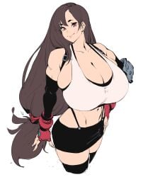 1female 1girls bewbchan big_breasts big_breasts breasts breasts brown_hair brunette_hair female female female_focus female_only final_fantasy final_fantasy_vii final_fantasy_vii_remake huge_breasts huge_breasts large_breasts large_tits long_hair looking_at_viewer massive_breasts massive_tits square_enix tagme tifa_lockhart