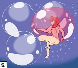 anthero ass big_breasts bubble comic comic_page female female_only naked naked_female nude nude_female red_hair solo_female tagme underwater