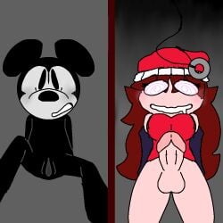 1cuntboy 1futa andromorph anthro anthromorph blush brown_hair canon_futanari canon_lullaby_girlfriend_(fnf) color colored creepypasta crossover cuntboy dickgirl disney drooling friday_night_funkin friday_night_funkin_lullaby friday_night_funkin_mod futa_mommy_gf futa_on_cuntboy futanari girlfriend_(friday_night_funkin) goodbudsog_(artist) grey_background human human/anthro hypnos_lullaby hypnosis hypnotic_eyes ibispaintx intersex intersex_only lullaby_girlfriend_(fnf) mickey_mouse mouse page_1 public_domain pussy shocked_expression simple_background smiling_at_partner suicidemouse.avi trans_woman_(lore) twitter_link undressing wednesday_infidelity