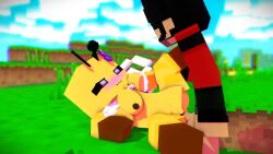 1boy 1girls 3d animated anthro arthur32 bee breasts cum_in_pussy mex_arthur_(arthur32) minecraft sex straight tagme video