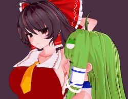 reimu hakurei from touhou by leinnhart
