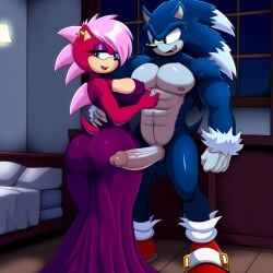 ai_generated ass blue_body breasts incest incest_(lore) magenta_fur male/female pink_hair sex sonia_the_hedgehog sonic_(series) sonic_the_hedgehog sonic_the_hedgehog_(series) sonic_underground sonic_x_sonia straight veiny_penis