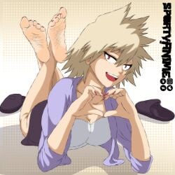 bakugou_mitsuki feet foot_fetish mitsuki_bakugou my_hero_academia