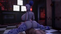 3d animated ballora_(fnafsl) big_breasts big_butt blowjob breasts circus_baby_(fnaf) cum cumshot female five_nights_at_freddy's male oral pole pov puppet_(fnaf) robot robot_girl sex sister_location sound tagme video voluptuous