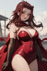 1girls ai_generated akiza_izinski anderson arms ass avengers bare_shoulders belly blue_sky blush breasts brown_elbow_gloves brown_eyes brown_gloves cameltoe cape city cityscape cleavage cloud cloudy_sky cosplay elbow_gloves eyebrows eyelashes female female_focus female_only gloves hair_ornament hips huge_ass izayoi_aki konami large_boobies large_boobs large_breasts latex_leotard legs leotard light-skinned_female light_skin lips lipstick long_arms long_eyebrows long_eyelashes long_hair long_legs looking_at_viewer makeup marvel marvel_cinematic_universe marvel_comics mutant_(marvel) png png_conversion png_file red_cape red_hair red_latex red_leotard red_lips scarlet_witch scarlet_witch_(cosplay) shonen_jump standing thick_ass thick_eyelashes thick_legs thick_thighs thick_waist thighs thin_eyebrows very_long_hair very_long_hair_female waist wanda_maximoff wide_hips x-men yu-gi-oh! yu-gi-oh!_5d's zipper zippers