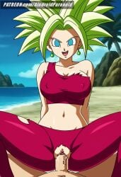 ai_generated aindroidparanoid ass ass_focus ass_grab back_view big_breasts busty cameltoe cowgirl_position curvy dragon_ball dragon_ball_super fat_ass fat_butt female female_only fit_female from_behind gohan grabbing_ass green_eyes green_hair huge_ass huge_breasts huge_butt kefla kefla_(dragon_ball) large_ass large_breasts large_butt massive_ass massive_butt outdoors riding ripped_clothing sex squeezing squeezing_butt stable_diffusion voluptuous