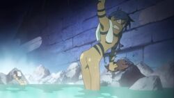 anal_fingering anime ass bath english_voice_acting gimmy_adai kamina naked official_art painal simon_(tengen_toppa_gurren_lagann) tagme tengen_toppa_gurren_lagann video