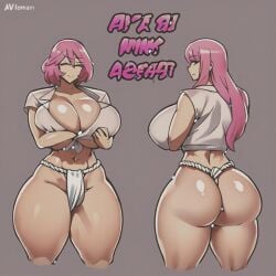 2girls ai_generated ass ass big_ass big_butt breasts fundoshi fundoshilover101 huge_ass huge_breasts huge_butt