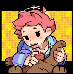 canine fellatio female female_on_feral feral_on_female feral_on_human feral_penetrating_human gummuru human_on_feral kumatora mother_(series) mother_3 oral saliva tagme zoophilia zoophilia