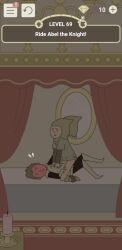 abel_the_knight accurate_art_style bedroom blush castle first_porn_of_character gay gay_sex iq_dungeon_(game) knight medieval partially_clothed patrick_the_archer riding riding_penis