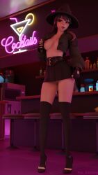 fortnite fox_ears high_heels lexa_(fortnite) lexa_hexbringer_(fortnite) skimpy_outfit