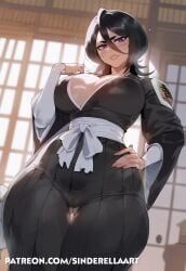 ai_generated big_breasts big_breasts bleach bleach:_the_thousand-year_blood_war breasts_bigger_than_head busty cleavage commission curvaceous female huge_breasts kuchiki_rukia kuchiki_rukia large_breasts patreon patreon_url patreon_username pawg public sinderellaart thick voluptuous voluptuous_female