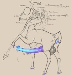 1futa 3sdice animal_genitalia anus balls big_balls big_penis blue_anus blue_penis breasts centaur deer_taur dialogue dickgirl donut_anus english_text equine_genitalia equine_penis erect_nipples erection flared_penis futa_only futa_sans_pussy futanari hooves horny horseballs horsecock horsecock_futanari huge_balls huge_cock humanoid league_of_legends lillia_(league_of_legends) long_hair nude penis pent_up precum precum_string riot_games smelly_cock solo solo_futa sparkles staff standing taur text wip