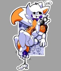 2026 2d 2d_(artwork) 2d_artwork big_penis black black_body blush bowtie breasts breasts_out bunny bunny_costume bunny_ears bunny_girl bunny_tail bunnysuit costume cum cum_drip cum_leak cum_leaking cum_leaking_out_of_penis fang female five_nights_at_freddy's five_nights_at_freddy's:_sister_location five_nights_at_frickbear's_(series) five_nights_at_frickbears five_nights_at_frickbears_3 footjob footjob_with_footwear footjob_with_legwear fox fox_ears fox_tail gray_background grey_background hair huge_balls huge_cock legs_apart legs_spread lol lolbit lolbit_(fnaf) lolbit_(frickbears) lolbit_(male) male male/female massive_balls massive_cock massive_penis orange_fur penis precum purple_bowtie rabbit rabbit_costume rabbit_ears rabbit_girl rabbit_tail sex short_hair shrug shrugging small_but_hung smaller_male smile smiling smug smug_expression smug_face smug_grin smug_smile speech speech_bubble straight torn_bodysuit torn_clothes torn_clothing torn_costume vannabelle_(frickbears_3) vanny_(fnaf) vanny_(frickbears) white_body white_eyes white_fur white_hair