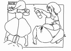 1girls anal bocchi_the_rock! drinking drunk drunk_bubble drunk_sex fat_ass female giant_ass gigantic_ass hiroi_kikuri huge_ass huge_thighs massive_breasts onaeane panties sound sound_edit tagme thick_thighs video wobbling_ass