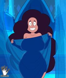 fiveagujas huge_breasts nude steven_universe stevonnie thick_thighs