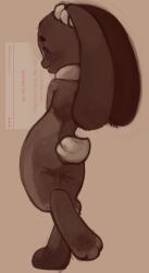 ass ass_cheeks ass_focus back_view cocoa_(dandy's_world) dandys_world