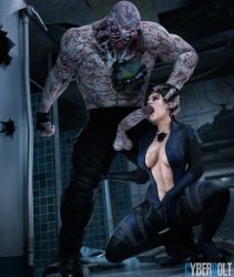 3d blender blowjob blowjob_face cyberbolt jill_valentine jill_valentine_(sasha_zotova) nemesis_(resident_evil) resident_evil resident_evil_3 resident_evil_3_remake