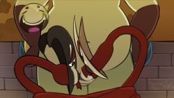 2d 2d_(artwork) 2d_animation animated balls_sucking blowjob bodily_fluids dandy's_world dandy_(dandy's_world) dandys_world dazzle_(dandy's_world) nikeshka razzle_(dandy's_world) razzle_and_dazzle_(dandy's_world) roblox roblox_game siamese siamese_twins sucking sucking_balls sucking_penis tagme tongue tongue_out tongue_out_blowjob video voice voice_acted