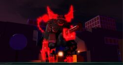 1male 3d animal_genitalia beast cock forsaken_(roblox) guest_(roblox) guest_666_(forsaken) horny_male horsecock long_penis nude nude_in_public outside render rendered roblox roblox_game robloxian self_upload tagme vincy_7996