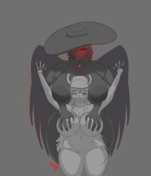 american_mythology big_breasts cryptid cryptozoology dragon dragon_girl dragon_horns dragon_maid female female_only groping_breasts groping_from_behind lesbian lesbian_sex lucoa_(maidragon) miss_kobayashi's_dragon_maid moth moth_girl mothgirl mothman mothwoman mythology north_american_mythology quetzalcoatl_(dragon_maid) roblox roblox_avatar robloxian sketch soos_time soostime2.0 tagme vivian_red wings yuri