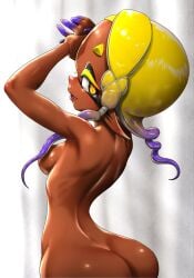 ass completely_nude completely_nude_female convenient_censoring frye_(splatoon) frye_onaga inkling inkling_girl koharuno2 splatoon splatoon_(series) splatoon_3 splatoon_raiders tagme tentacle_hair