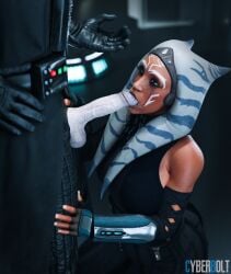 3d ahsoka_tano blender blowjob blowjob_face cyberbolt darth_vader saliva sloppy sloppy_blowjob star_wars