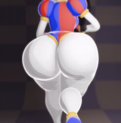 3d animated_gif animation clown clown_girl donan fortnite gif gun huge_ass jester jiggle jiggling_ass looping_animation pomni_(the_amazing_digital_circus) running simple_background slow_motion tagme the_amazing_digital_circus white_skin