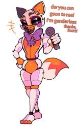 animatronic animatronics fnaf fnaf_sister_location genderless lolbit_(fnaf) meme nonbinary nonbinary_(lore) parasitus sfw sfw_illustration_(meme) text