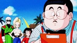 android_18 dragon_ball dragon_ball_z edit gif krillin