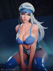 bra luna_snow luna_snow_(marvel_rivals) milapone solo