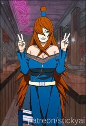 1girl 1girls ai_generated anime boruto breasts curvy curvy_female curvy_figure eyes female fit hair naruto naruto_shippuden nsfw stickyai terumi_mei tits voluptuous