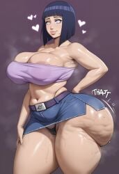 1girl 1girls ai_generated areolae ass big_ass big_breasts big_butt bob_cut booty boruto:_naruto_next_generations bottom_heavy breasts breedable breedable_hips bubble_ass bubble_butt cameltoe cellulite curvaceous curvy curvy_figure denim denim_skirt fat_ass female female_only front_view hearts hearts_around_head hinata_hyuuga hips hyuuga_hinata mature mature_female milf musk musk_clouds naruto naruto_(series) oiled oiled_skin pawg pawg_build perfect_ass phat_ass sexy sexy_ass sexy_body sexy_female short_hair sweat taiga20 thicc thicc_ass thicc_thighs thick thick_ass thick_thighs thong tubetop voluptuous voluptuous_female wet wide_ass
