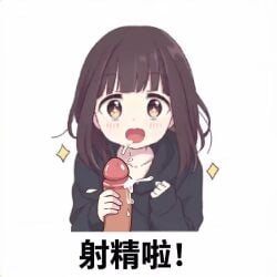1boy 1girls ass big_penis breasts meme menhera_shoujo_kurumi-chan nanase_kurumi_(menhera-chan) penis sex