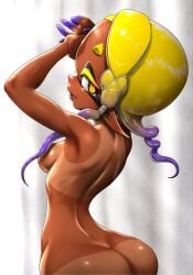 completely_nude completely_nude_female convenient_censoring frye_(splatoon) frye_onaga inkling inkling_girl koharuno2 splatoon splatoon_(series) splatoon_3 splatoon_raiders tagme tanline tentacle_hair