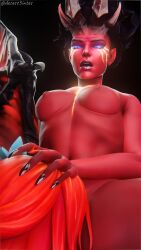 2girls 3d 3d_model 3d_render blender blender_(software) blender_cycles cunnilingus desess3intes dota_2 lesbian queen_of_pain render tagme windranger