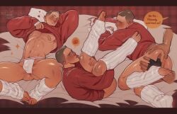 2boys 2d 2d_(artwork) anal_fingering bandaid_on_nose bandaids_on_nipples biting_lip biting_own_lip blush bottomless brat buckteeth eager eager_bottom feet feet_up foreplay freckles gay gay_male gripping_pillow jockstrap legs_up legwarmers legwear looking_pleasured male male_only needy on_stomach plna plna’s_art_is_literally_godlike presenting pulling_shirt_up scout_(team_fortress_2) shirt_lift shirt_up sniper_(team_fortress_2) sniperscout_nation_we’ve_been_fed submissive_male team_fortress_2 tf2 tongue_out valve wanting_fucked wanting_sex wants_to_be_fucked yaoi