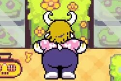 1anthro 1boy animal_humanoid anthro anthro_only anthrofied arm_hair asgore_dreemurr ass ass_focus assgore_dreemurr back_view behind_view big_ass big_ass_(male) big_butt bubble_ass bubble_butt butt_focus caprine caprine_humanoid dancing deltarune dilf dumptruck_ass dumptruck_butt flower flowers flowers_in_background horns huge_ass huge_butt male male_only monster pink_shirt pixel_(artwork) pixel_animation pixel_art playing_music purple_pants rudy_definitely_smashed shaking_ass shaking_butt solo solo_anthro solo_focus solo_male tagme tail toriel_fumbled undertale_(series) video white_body white_fur yellow_hair