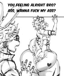 anus ass balls big_ass bunny bunsupa english_text femboy furry male meme meme_caption original_character source_request spider spider_humanoid tagme text thick_thighs thighs